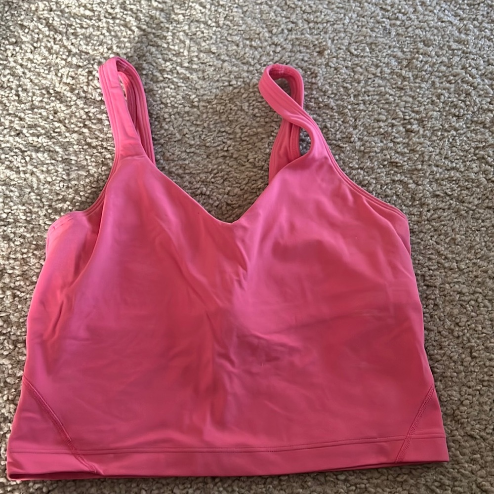 Lululemon align tank in guava pink size 6